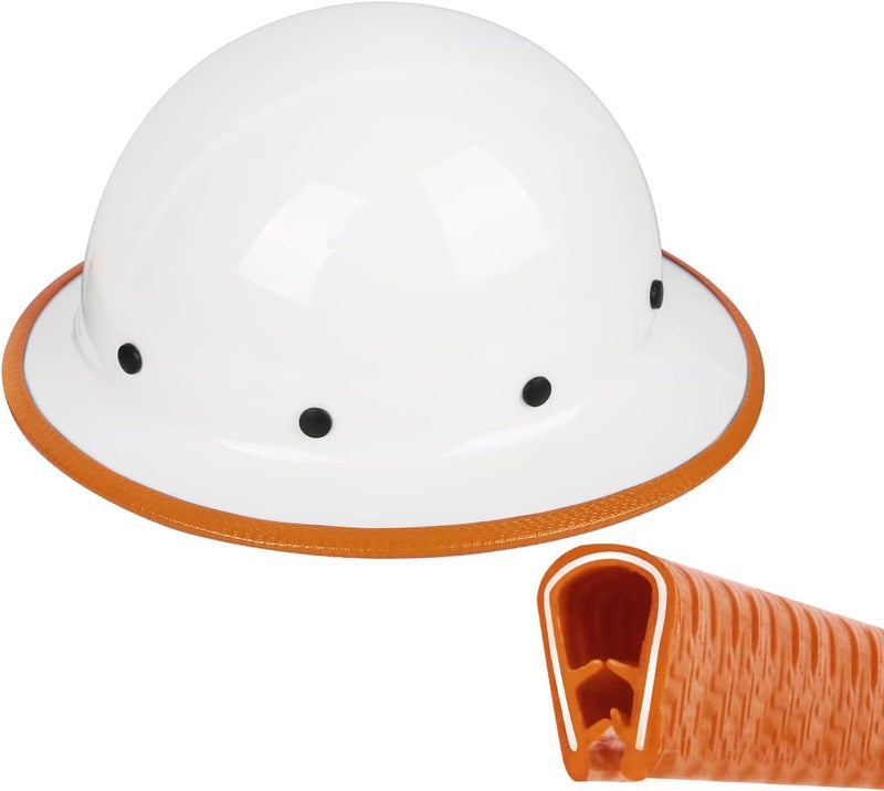 GREEN DEVIL Full Brim Guard, Hard Hat Guard Strip,Hard Hat Accessories for Strengthen Helmet Protection,1PCS Length 36.6in，Not Including Hardhat - Image 1
